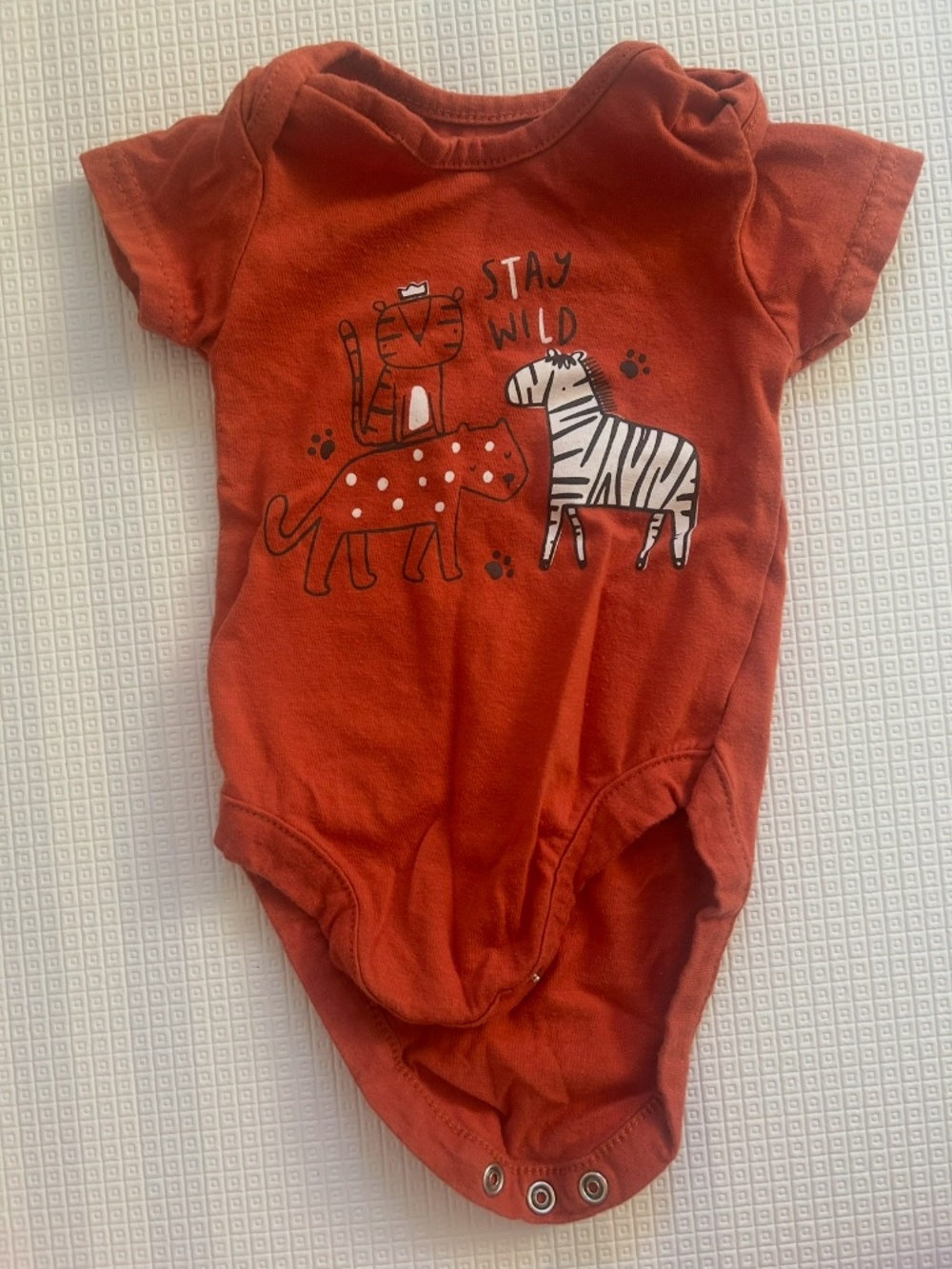 Cute baby safari animals bodysuit